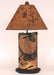 31.5" H Large Pine Cone Panel Table Lamp