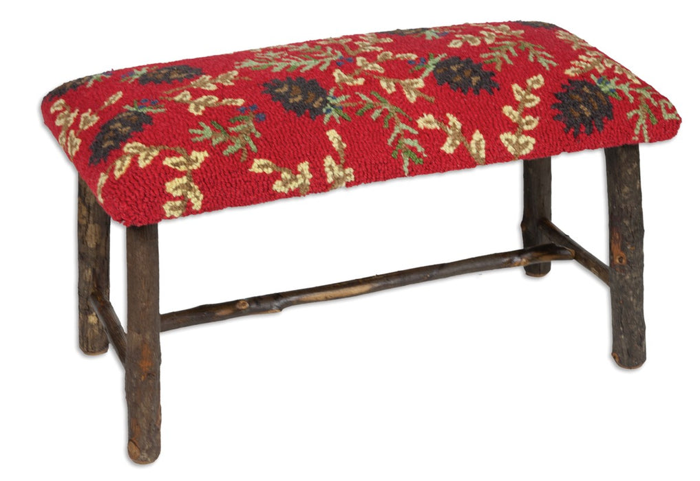 Ruby Pinecones - Hickory Bench