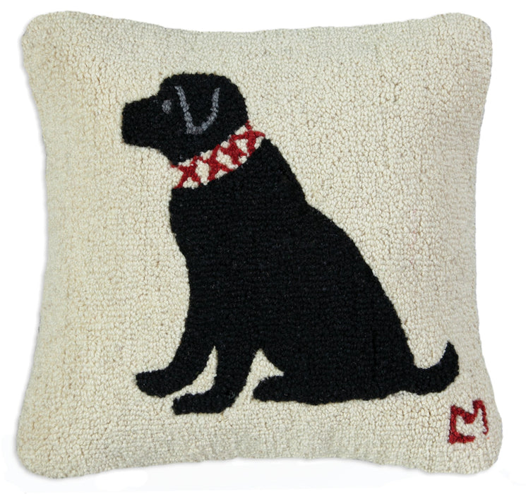 Duke Lab Tufted - Hooked Wool Pillow