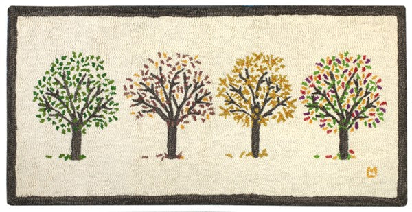 Four Seasons - Hooked Wool Rug