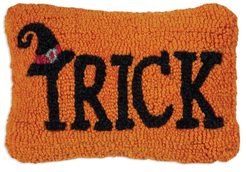 Trick - Hooked Wool Pillow