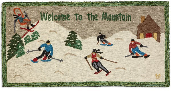Welcome to the Mountain - Hooked Wool Rug