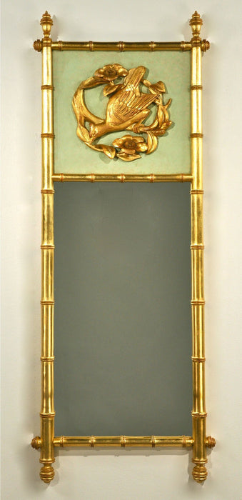 18 X 46" Bird Medallion Accented Partridge Mirror