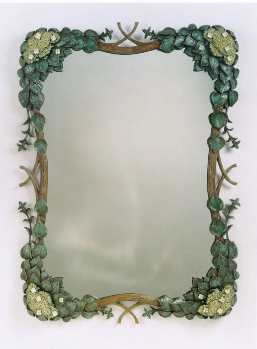 34" x 46" Climbing Hydrangea Mirror with Cascading Vines