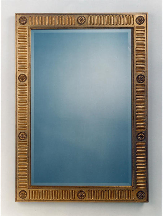 Neo-Classic Fluted Rectangle Beveled Mirror 32.5" x 45.5"