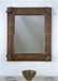 Newport Dragon Fret Accented Beveled Mirror 31" x 35"