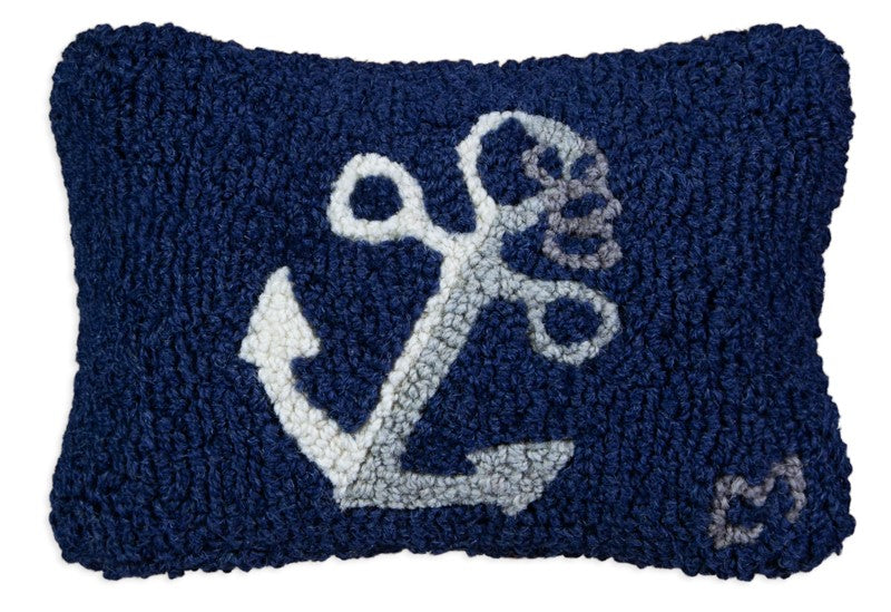 Anchor Classic - Hooked Wool Pillow