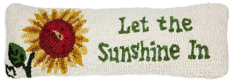 Let the Sunshine In - Hooked Wool Pillow