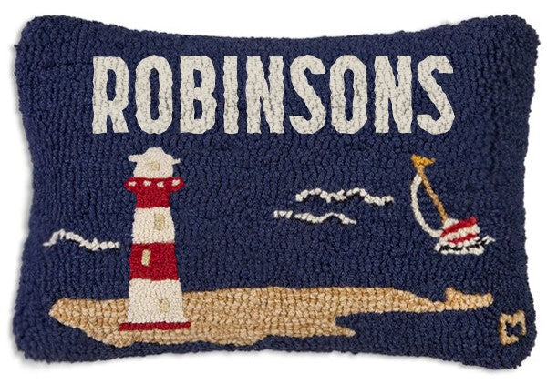 Lighthouse Isle - Personalized Pillow