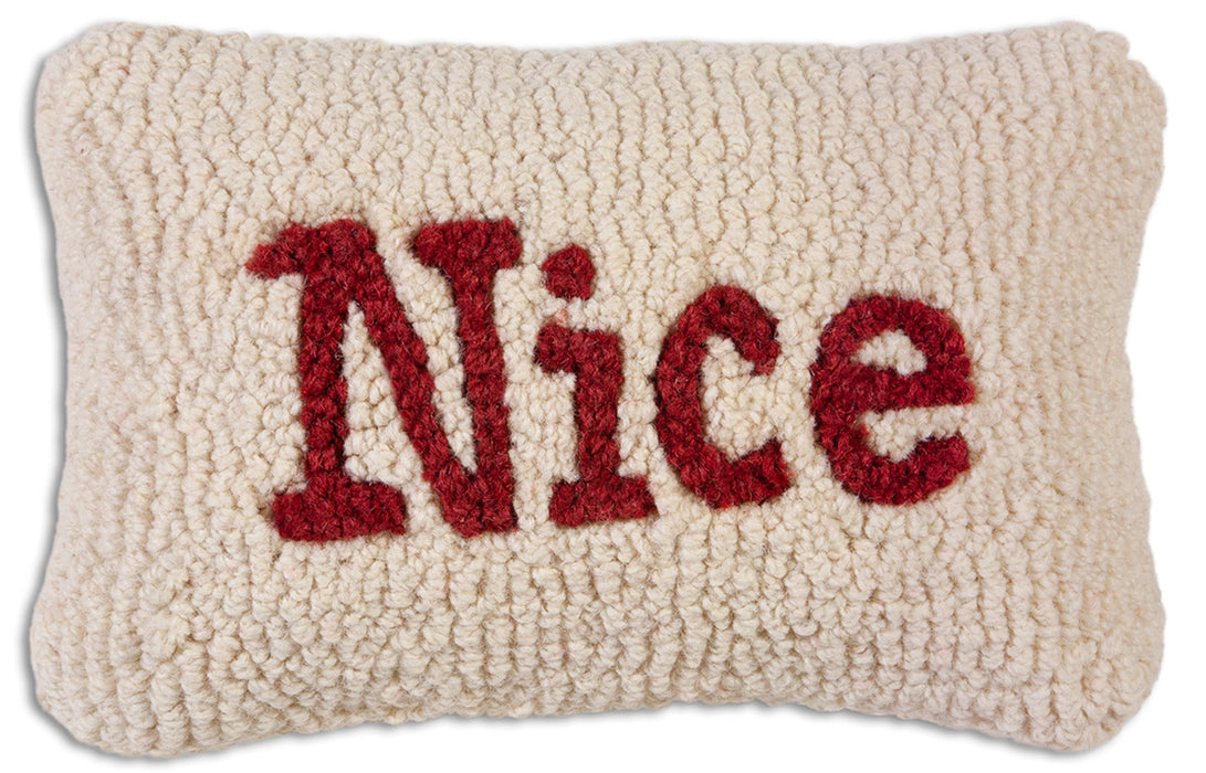 Nice - Hooked Wool Pillow