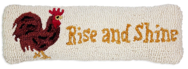 Rise and Shine - Hooked Wool Pillow