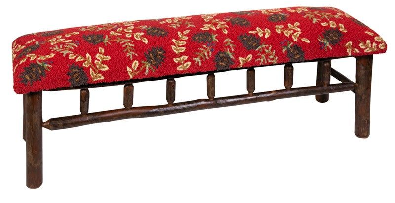 Ruby Pinecones - Hickory Bench