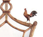 "Roosters with Wheat" Sconce Mirror