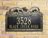 Dueling Bucks Address Plaque