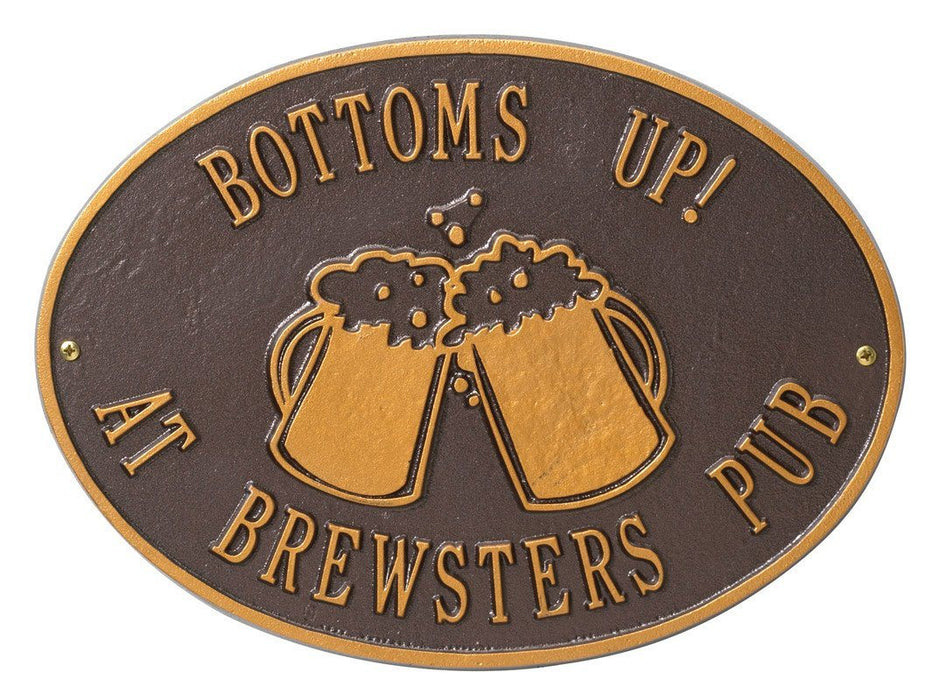 Customized Beer Mugs Deck or Bar Sign