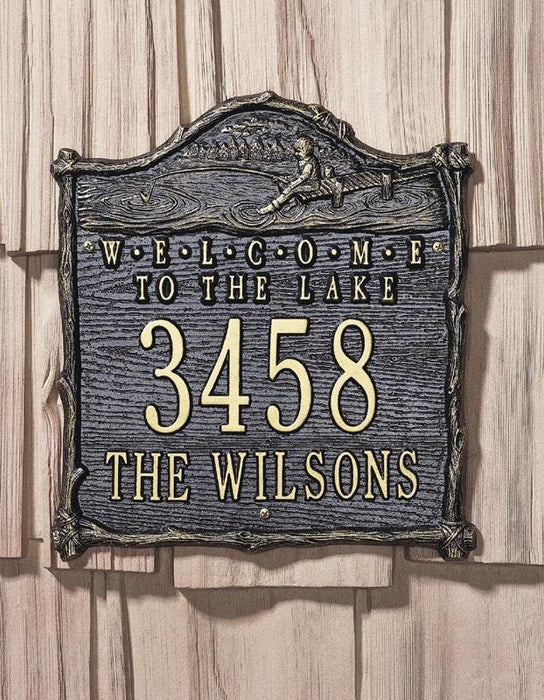 Welcome to the Lake Personalized Address Plaque
