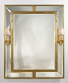 American Casetta Mirror with Sconces by Carol Canner